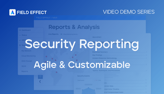 Demo Videos - Reporting