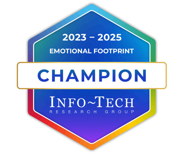 SoftwareReviews Champion 2025 SoftwareReviews Champion 2025