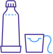 Icon - Toothpaste and Floss Icon - Toothpaste and Floss