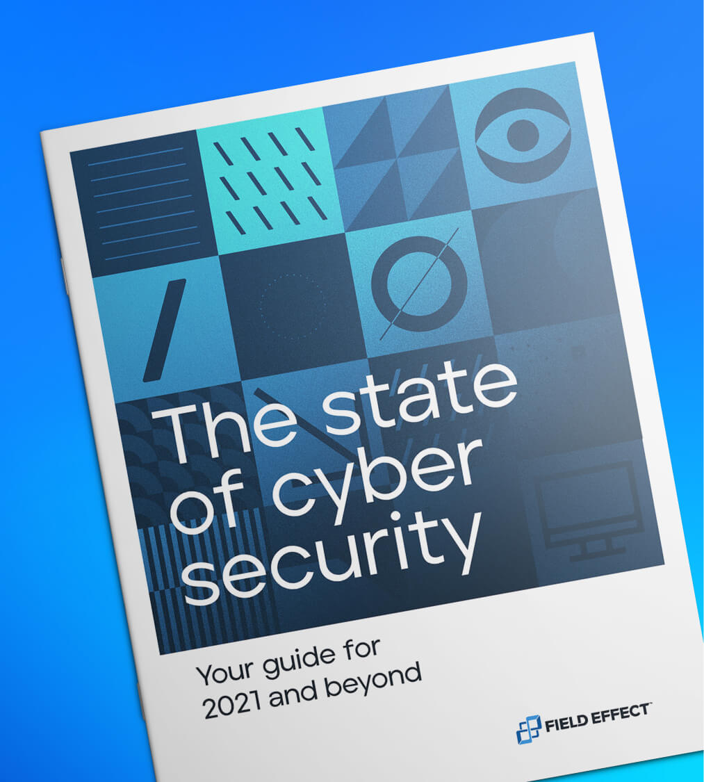 The state of cybersecurity ebook cover